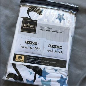 NEW Love Moon Standard Pillow Cases Set